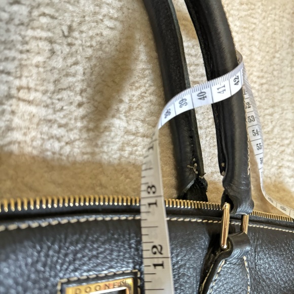 dooney & bourke pebble grain double pocket satchel - Picture 9 of 9